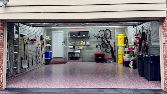 Four 6500 lumen LED lights installed on a motion detector switch. Unbelievably bright