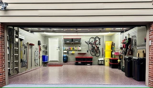 The last shot. The customer could not be happier. A dramatic transformation that also improves your home value. This is what a custom garage can do for your space and your lifestyle.